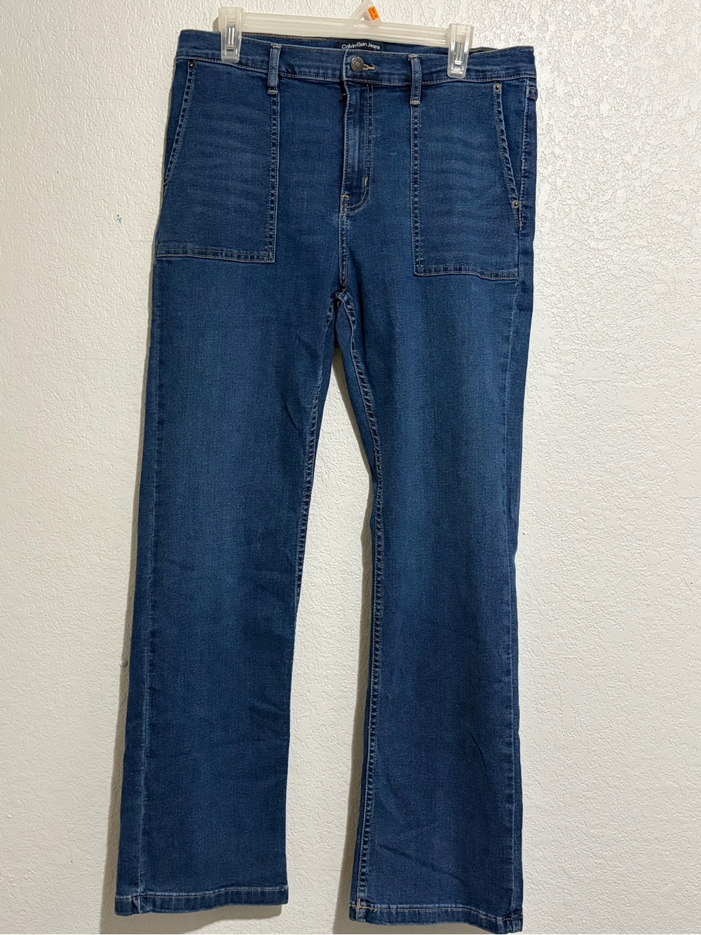 CALVIN KLEIN Dark Wash High-Rise Jeans